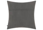 Coussin en coton Faith 20x20 gris foncé