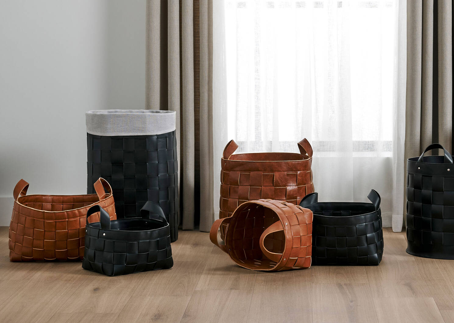 Iona Basket Extra Large Cognac