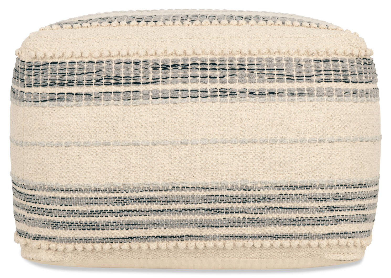 Nicolai Cotton Pouf Natural/Grey