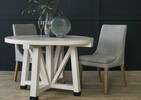 Murdoch Dining Chair -Cyrilo Silver/Fawn