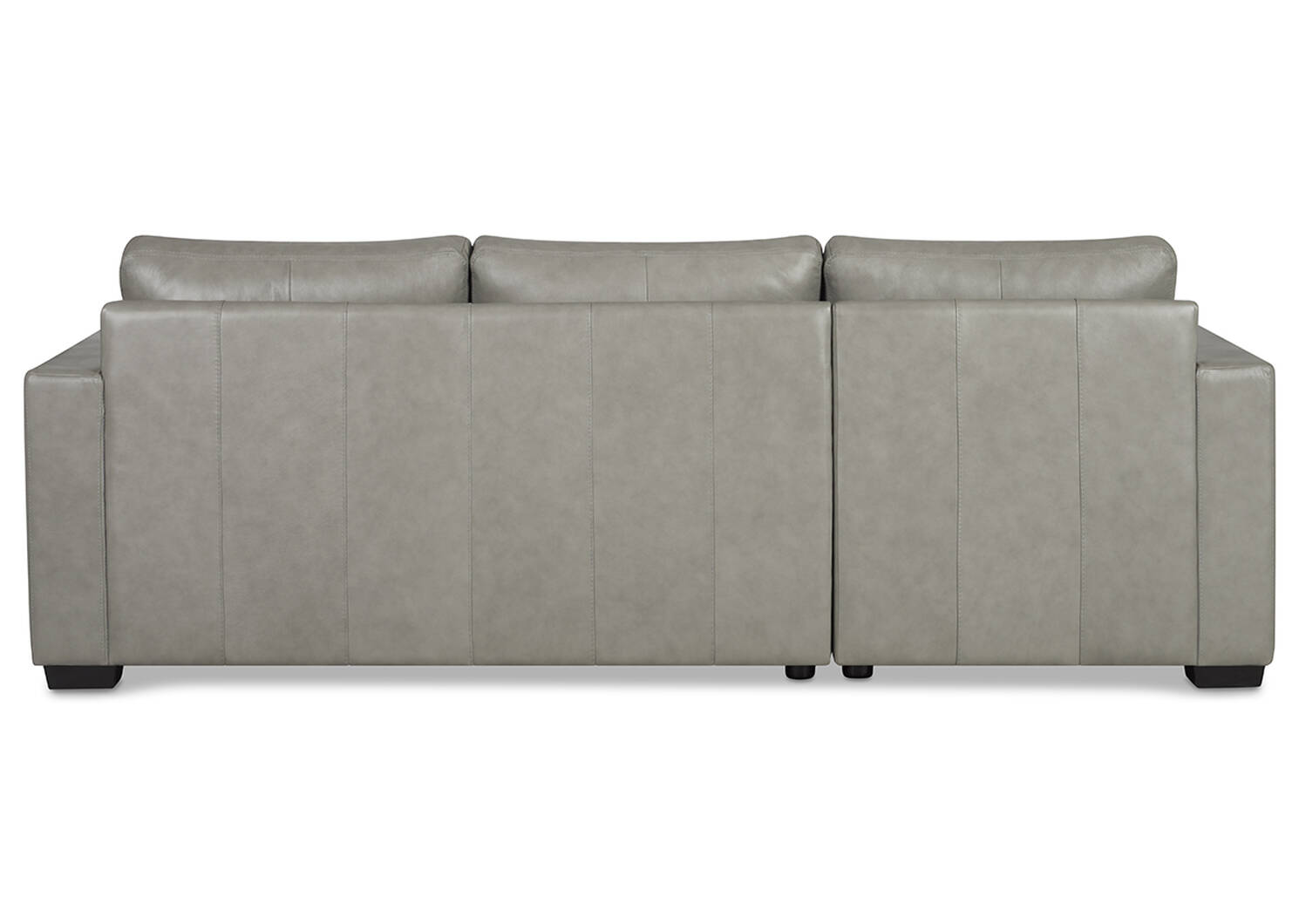 Brewer Custom Leather Sofa chaise