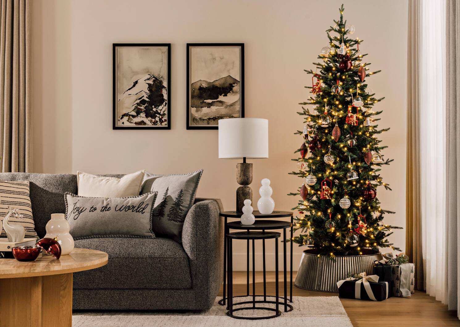 Ruby Cone Ornament