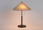 Cayley Table Lamp Walnut/Black