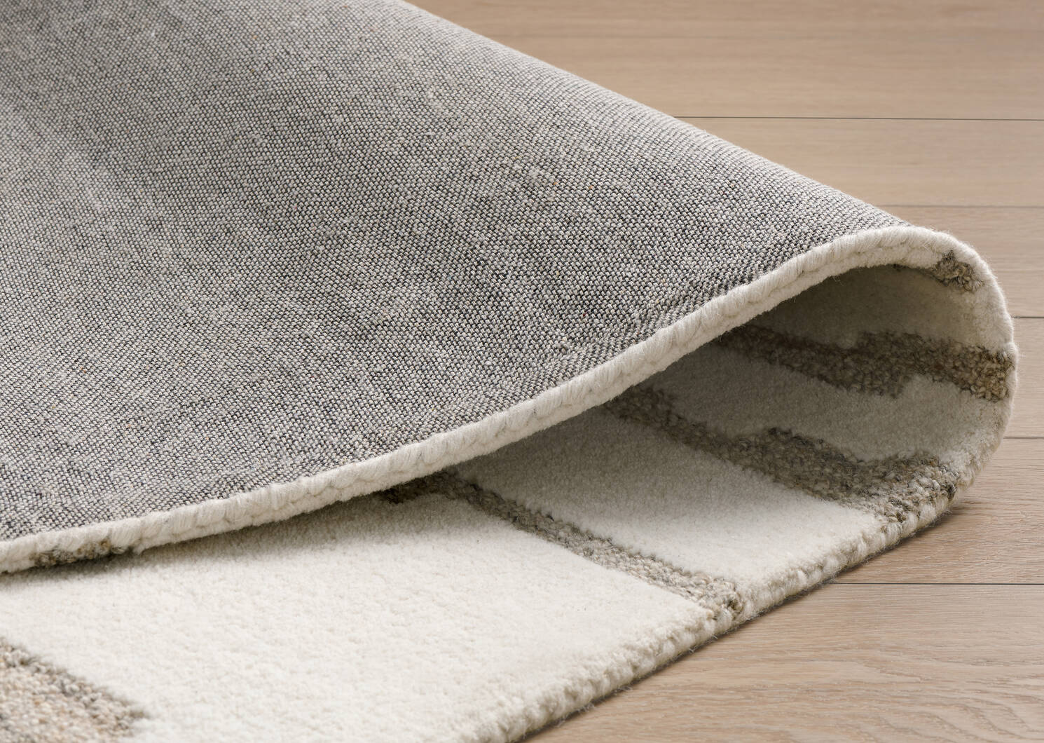 Tapis en laine Willis 60x96 iv/sable/gr