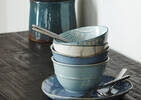 Crofton 16pc Dish Set Blue