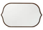 Ashern Wall Mirror Walnut