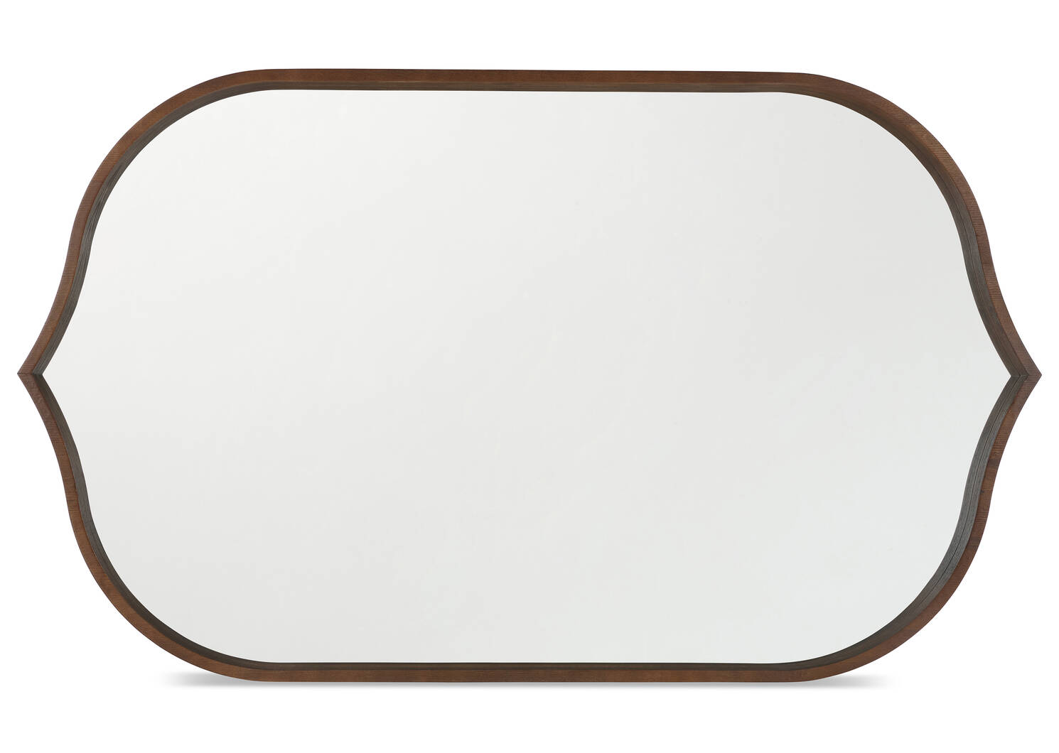 Ashern Wall Mirror Walnut