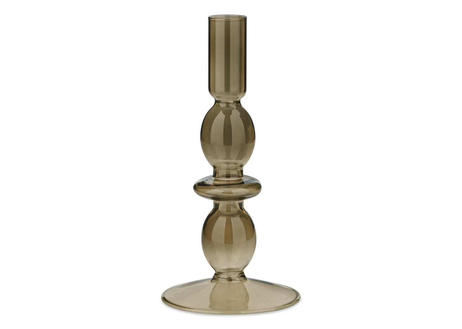 Bobbi Candle Holder Medium Brown