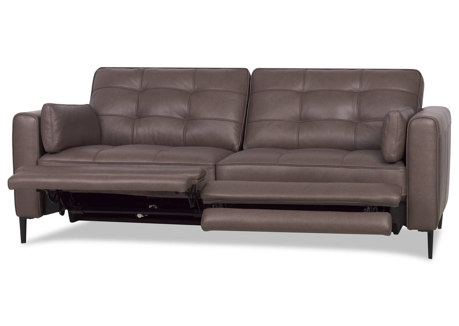 Graham Leather Relaxer Sofa -Ashby Stout