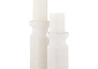 Grand porte-bougie Primrose blanc