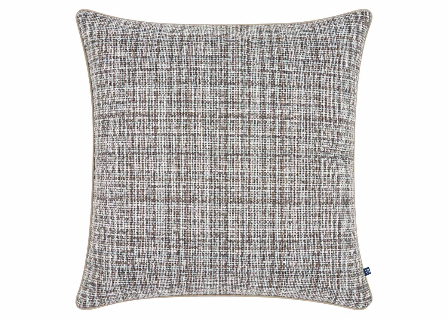 Coussin Westerly 20x20 cendré/arg/bleu