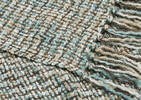 Betina Throw Ivory/Aqua