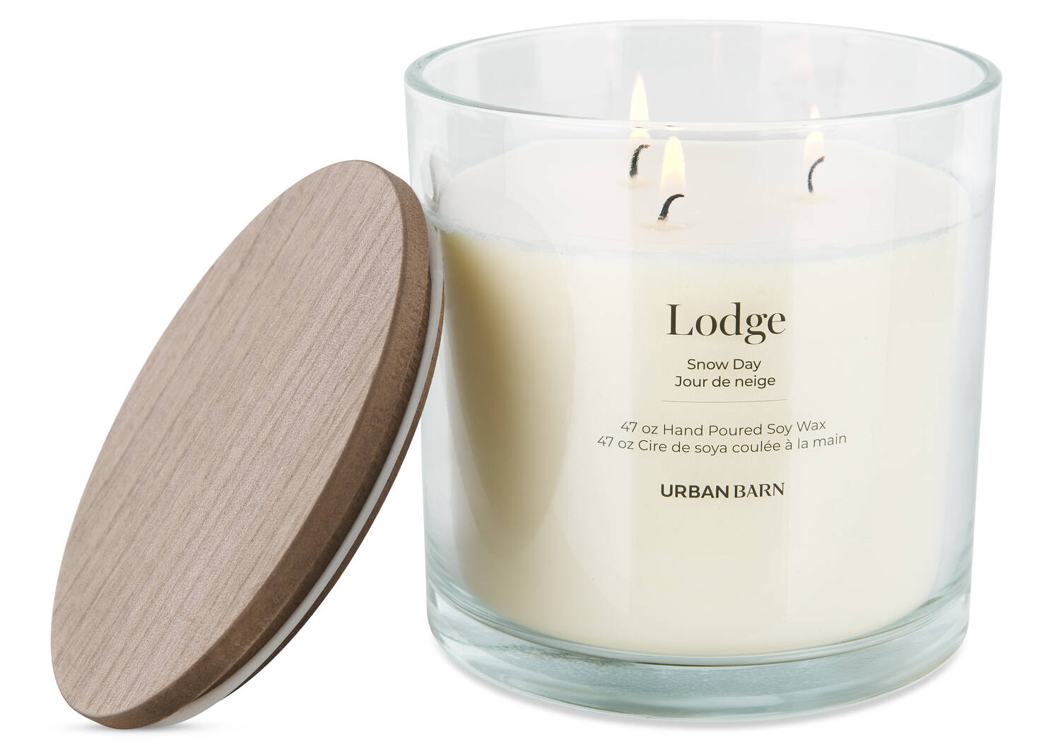 Lodge Candle Snow Day