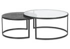 Madera Nesting Coffee Table Set -OakNoir