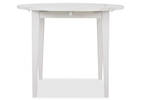 Febe Drop Leaf Dining Table -Heron White