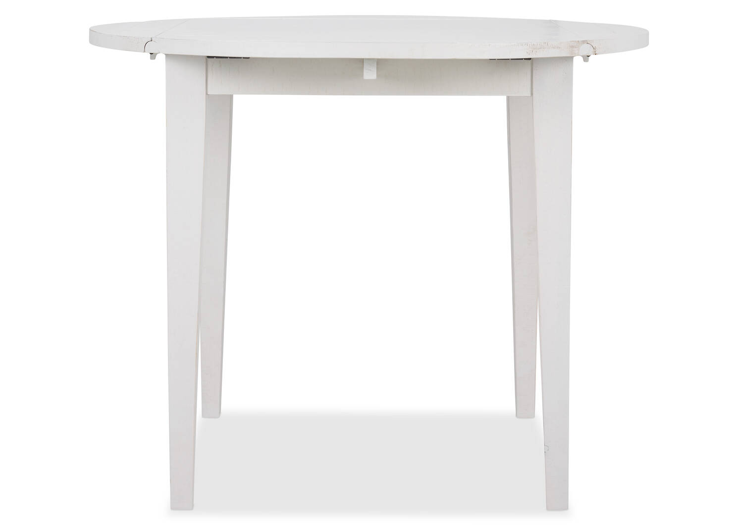 Febe Drop Leaf Dining Table -Heron White