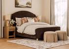 Coussin Soraya 20x20 caramel/ivoire