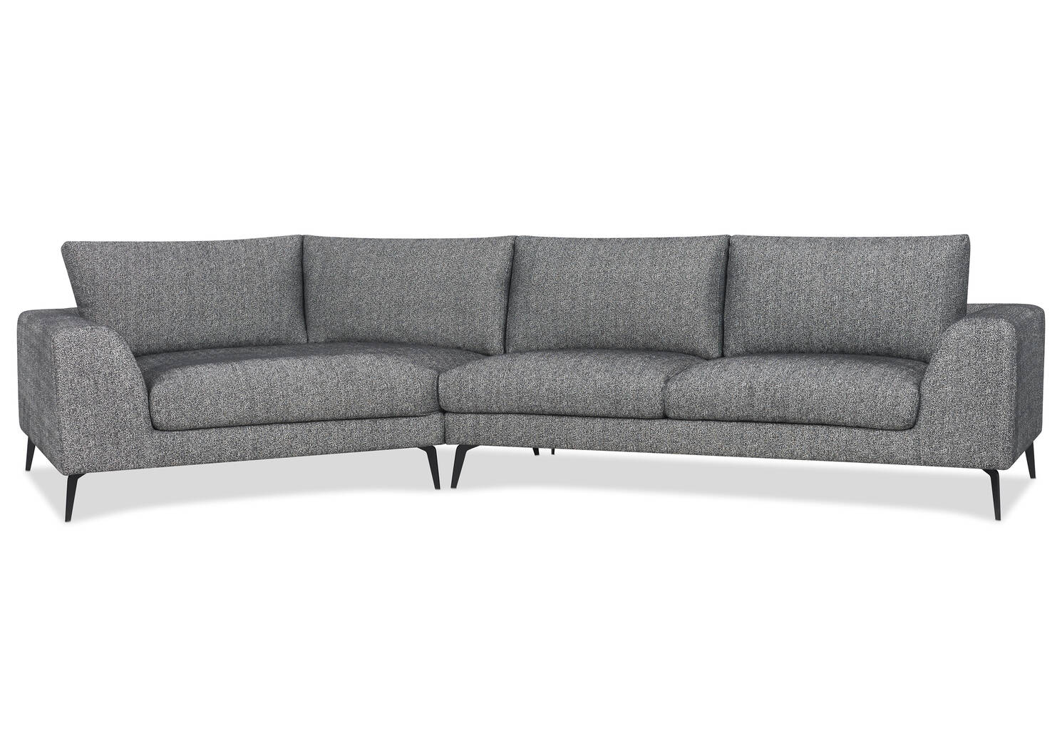 Altamira Sofa Chaise -Mina Onyx, RCF