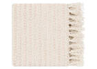 Whitby Throw Ivory/Pink Dust