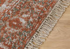 Aly Velji Rugs - Cream/Cinnamon/Green