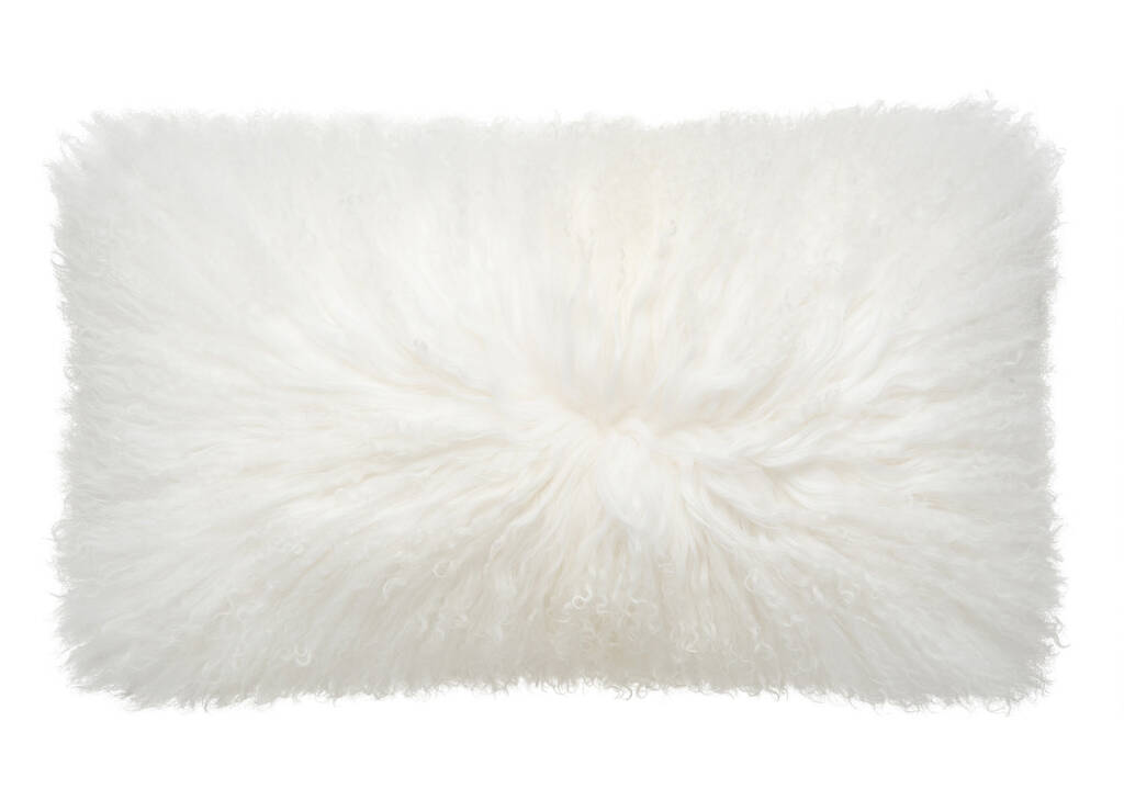 Coussin Mongolian 12x22 crème