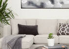 Hammond Cotton Throw Natural/Grey