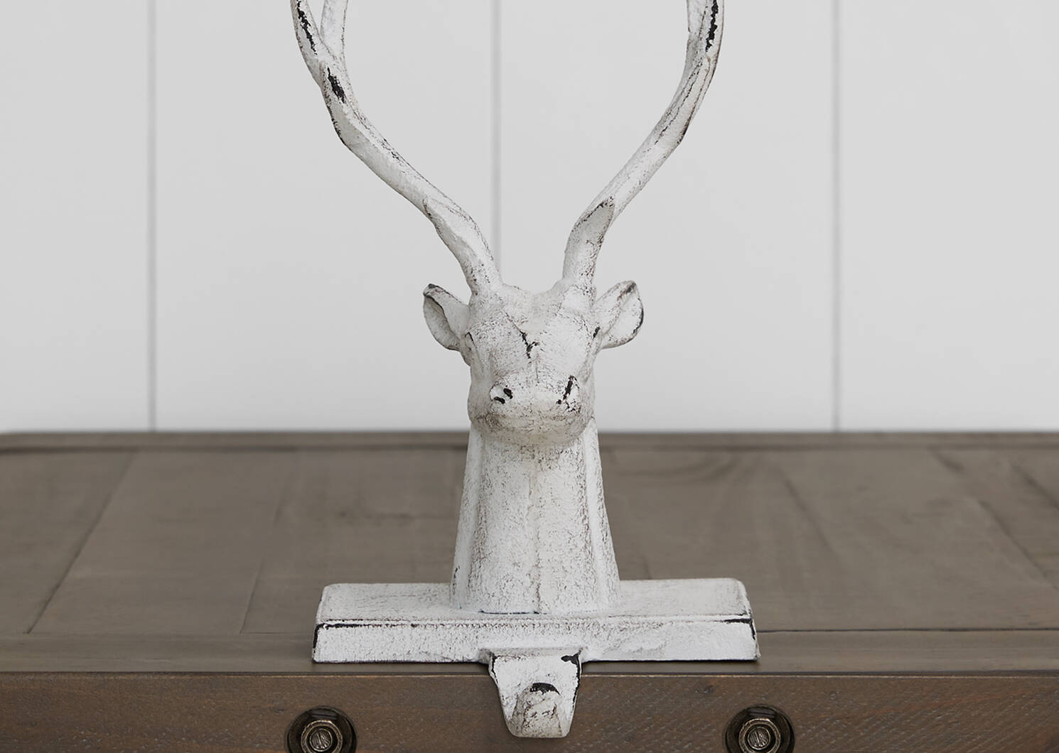 Rolf Stag Stocking Holder White