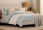 Coussin en boucle Amelie 20x20 ivoire