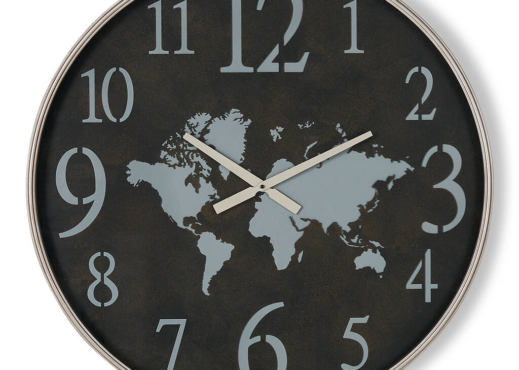 Worldly Wall Clock