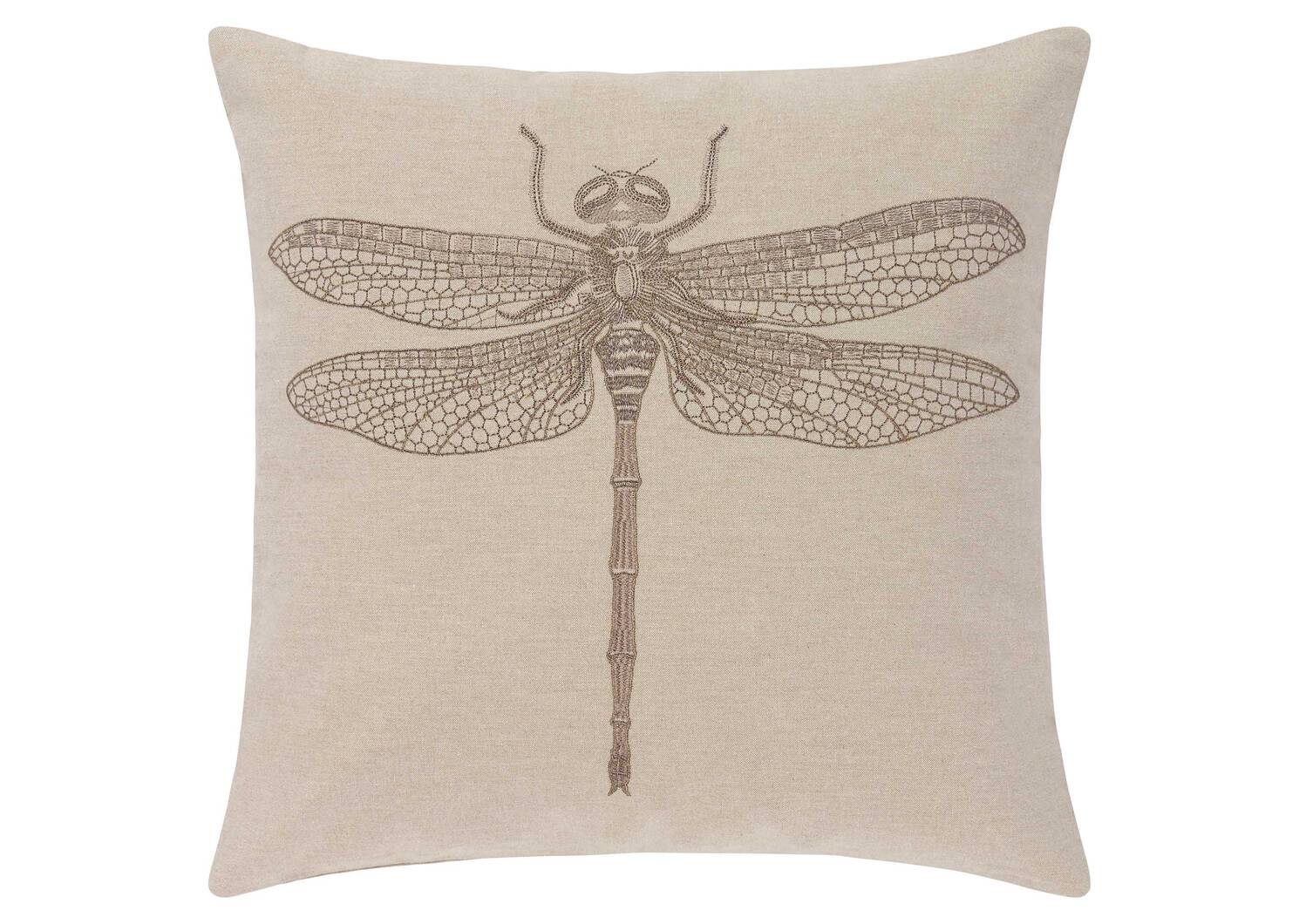 Entomology Toss 20x20 Linen/Bronze