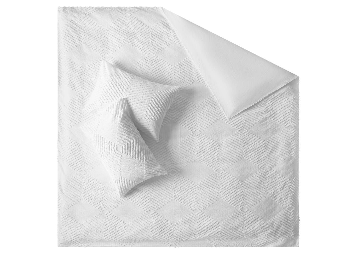 Rogan Duvet Set King White Urban Barn