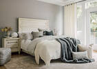 Rivera Bed -Roma Dove, QUEEN