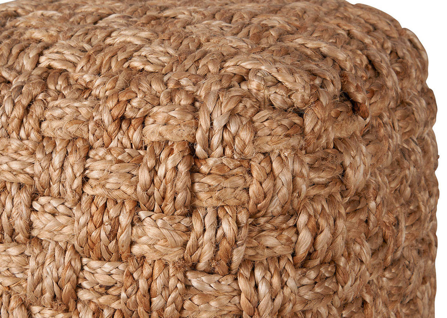 Acosta Jute Pouf