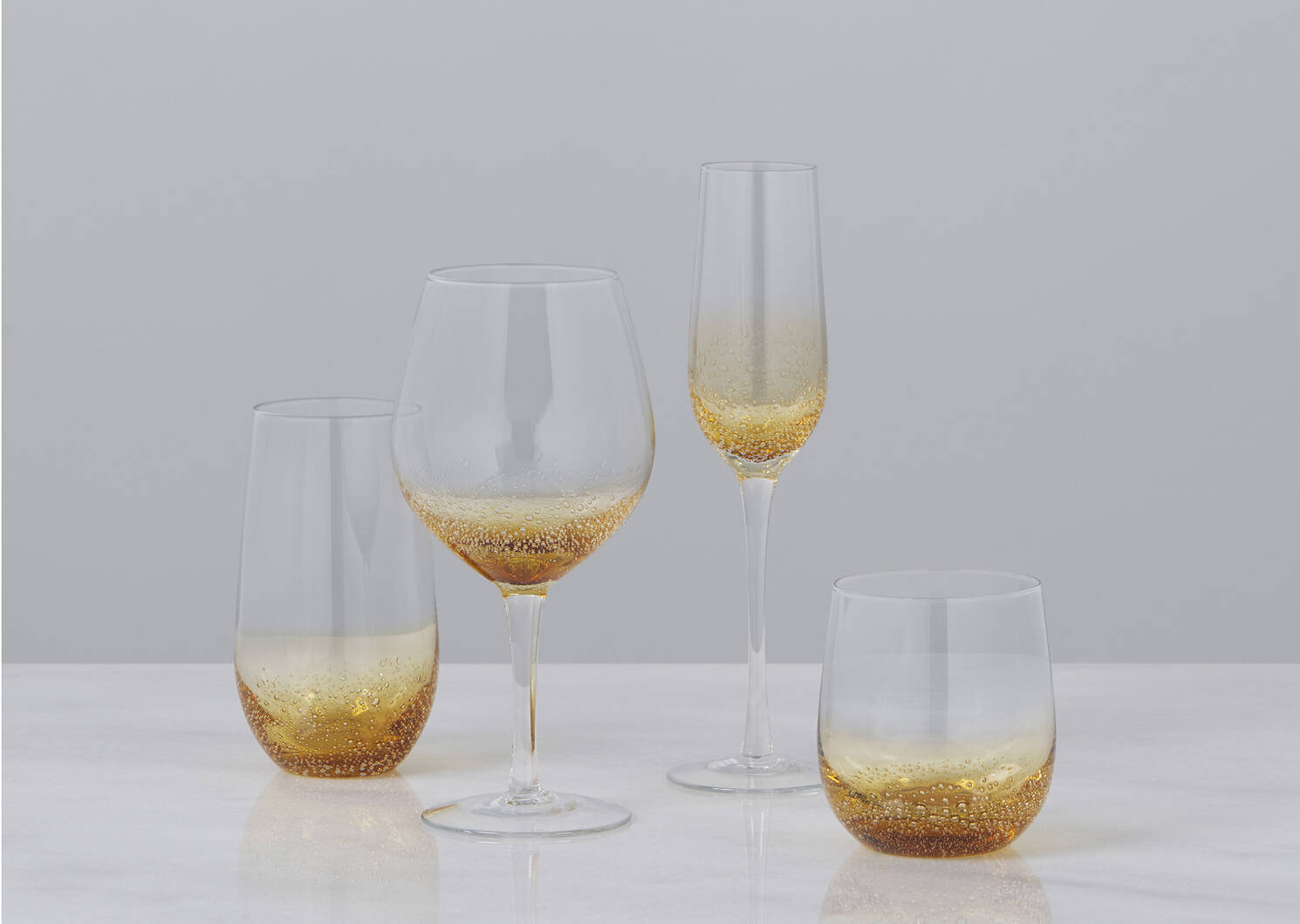 Verre long Cascadia ambré