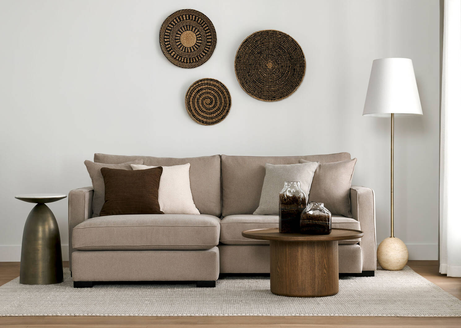 Casis Rug 108x144 Grey/Ivory