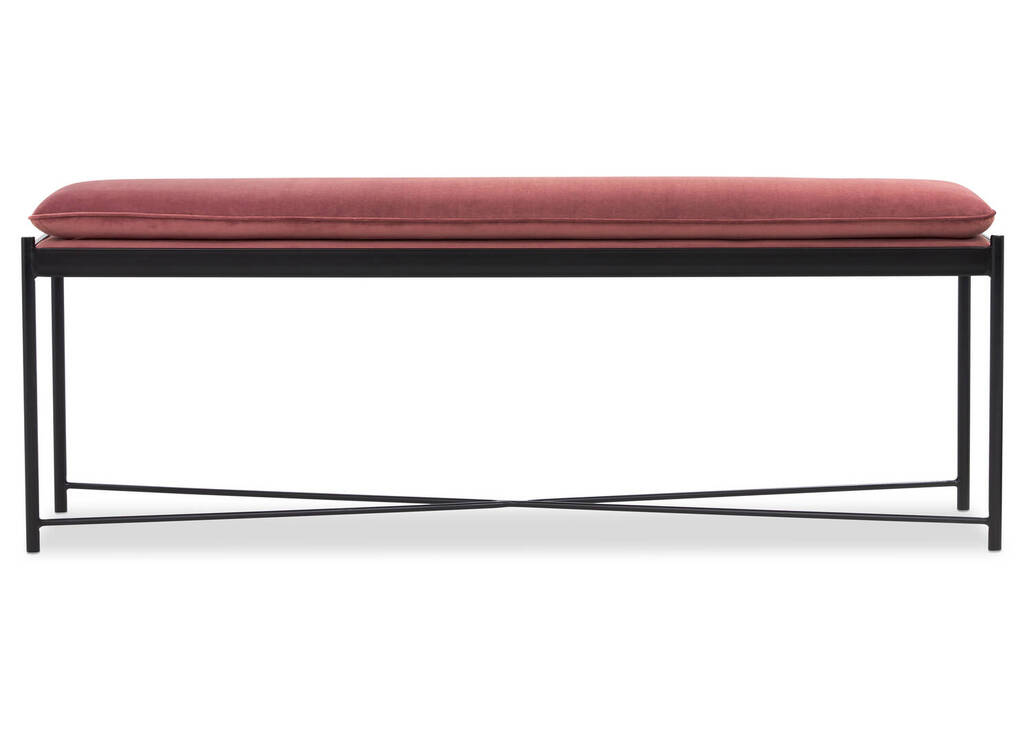 Maxwell Bench -Ruby Blush