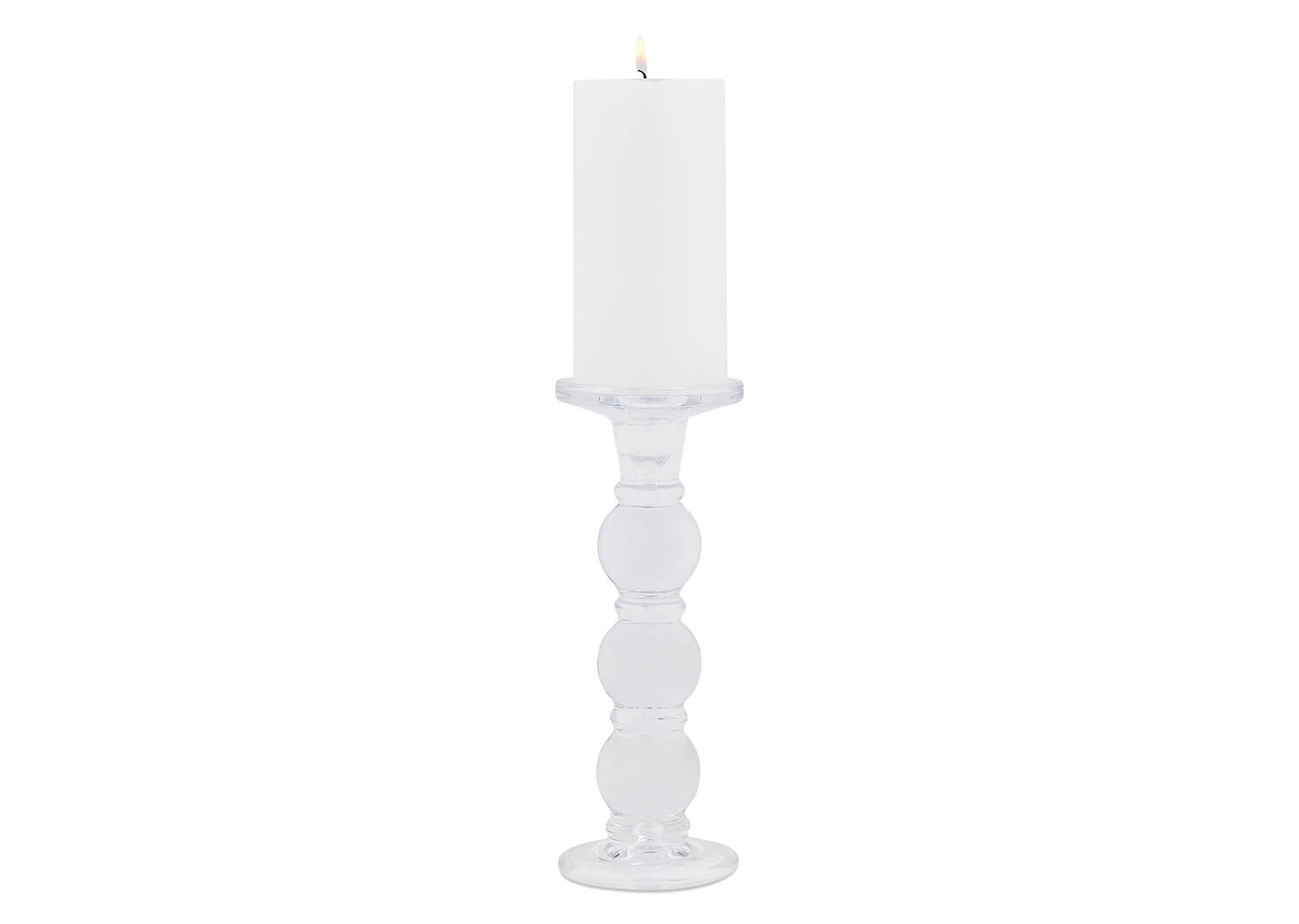 Octavia Candle Holders - Glass