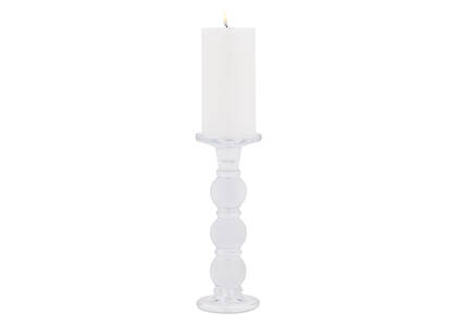Octavia Candle Holder Tall Glass