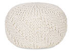 Pouf Roper ivoire