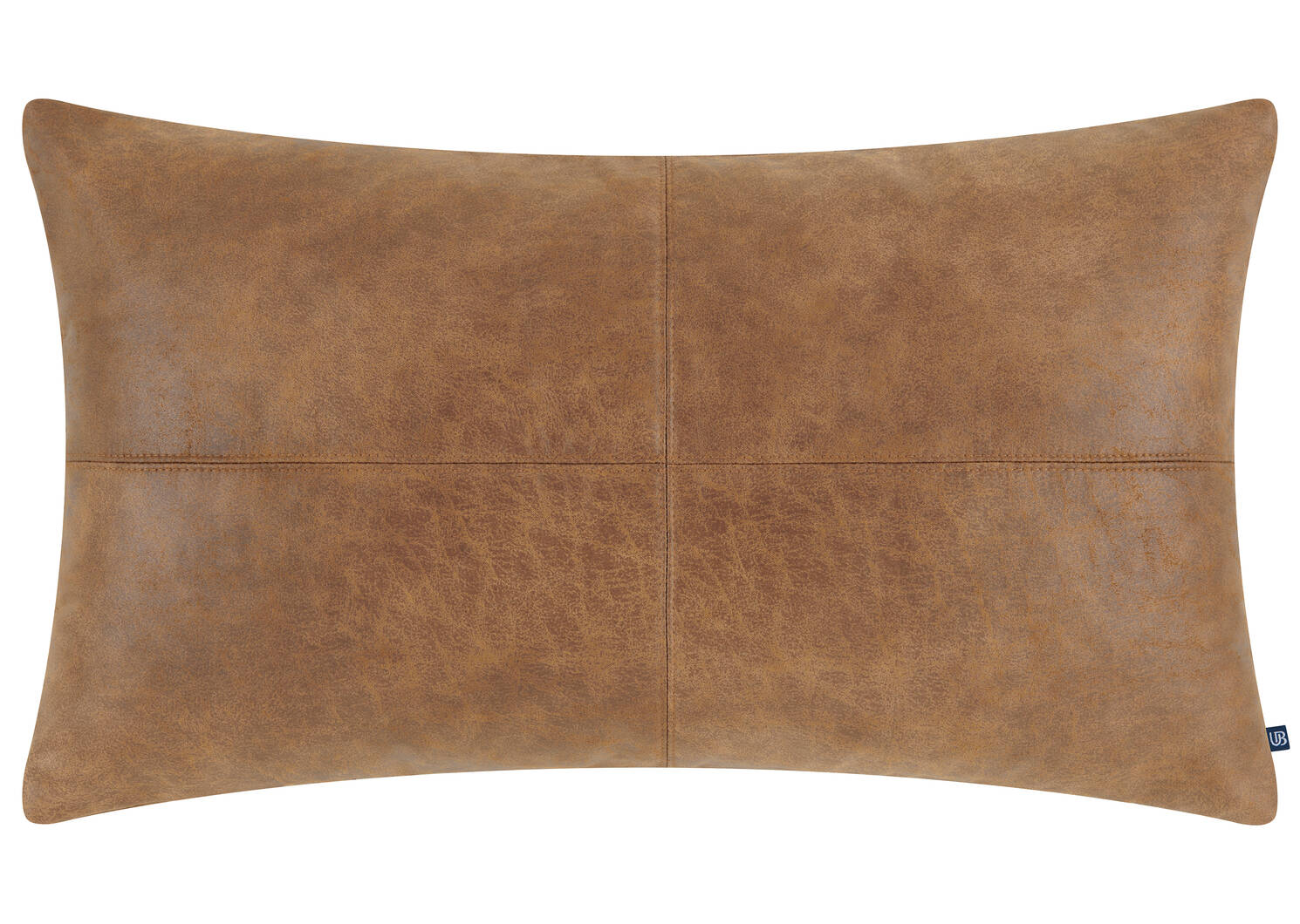 Jarvis Faux Leather Pillow 12x22 Cara