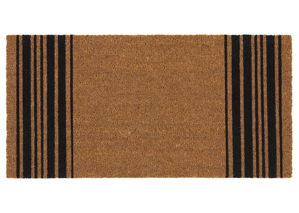 French Stripe Doormat Natural