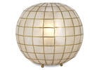 Lampe boule en nacre Capiz Ensley