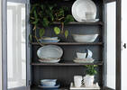 Crofton 16pc Dish Set Blue