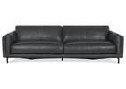 Renfrew Leather Sofa 94" -Adler Grey