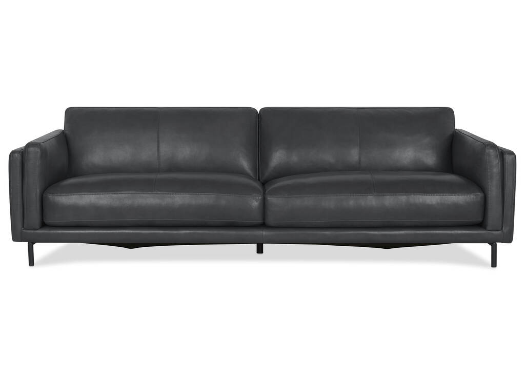 Canapé en cuir Renfrew 94 po -Alder gris