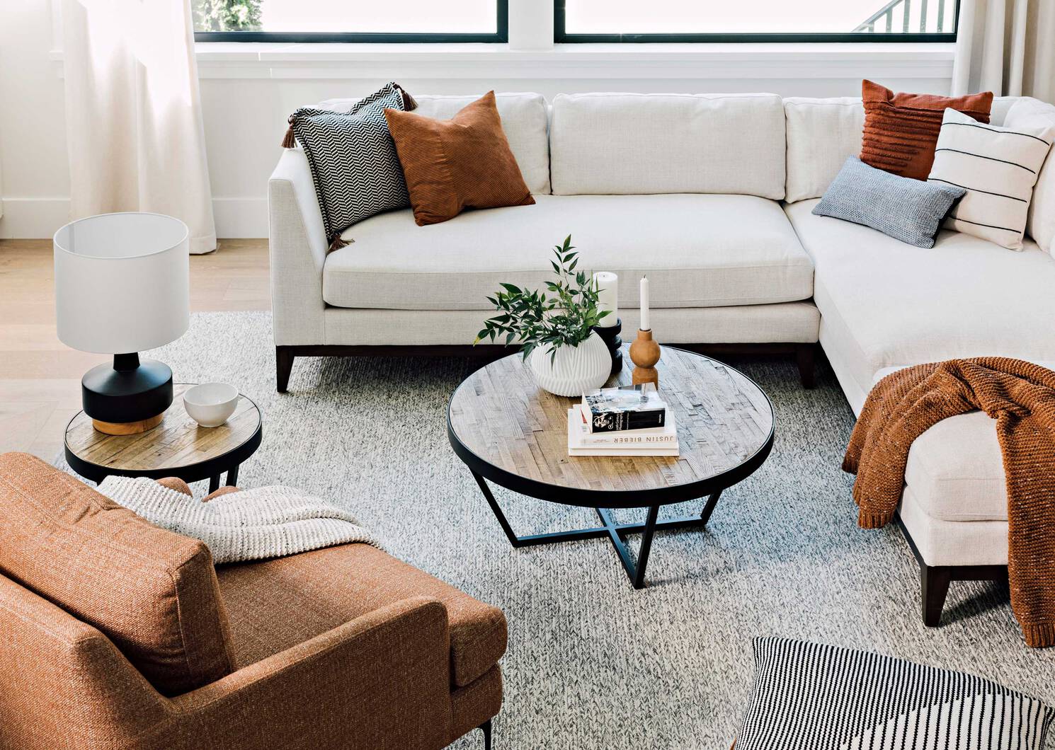 Florence Armchair -Balboa Rust