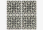 Ens. de sous-verres Wallpaper noir/iv