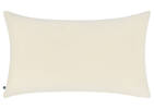 Cambria Cotton Leaf Pillow 14x24 Ivory