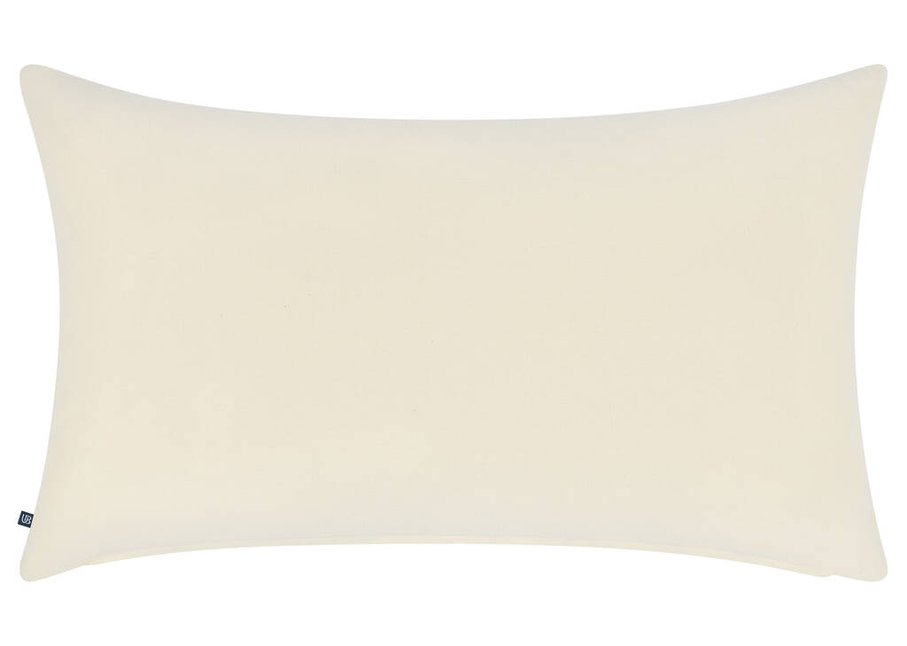 Cambria Cotton Leaf Pillow 14x24 Ivory