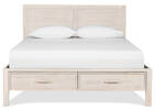 Callahan Bed -Finn Parchment, QUEEN